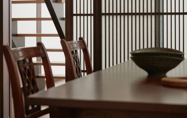 町屋風のたたずまい。