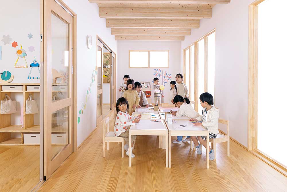「木とくらす幼稚園」へようこそ！