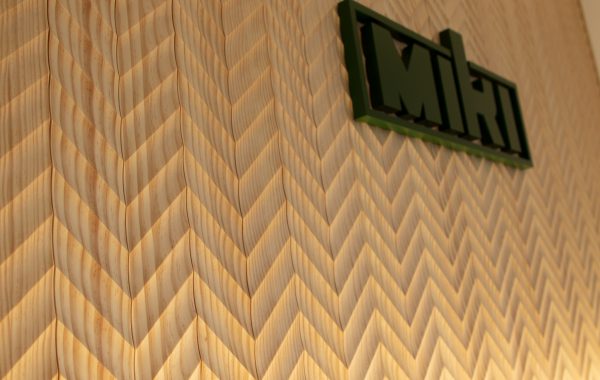 多彩な木の使い方が見られる、事務所兼モデルハウス。