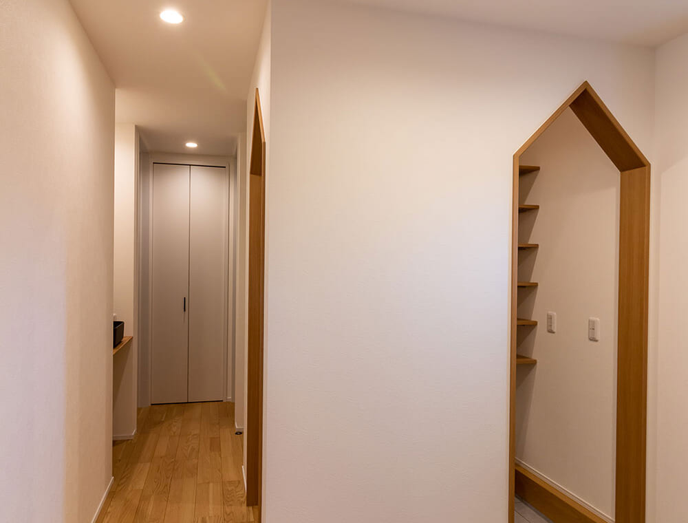 スキップフロアのある平屋のお家