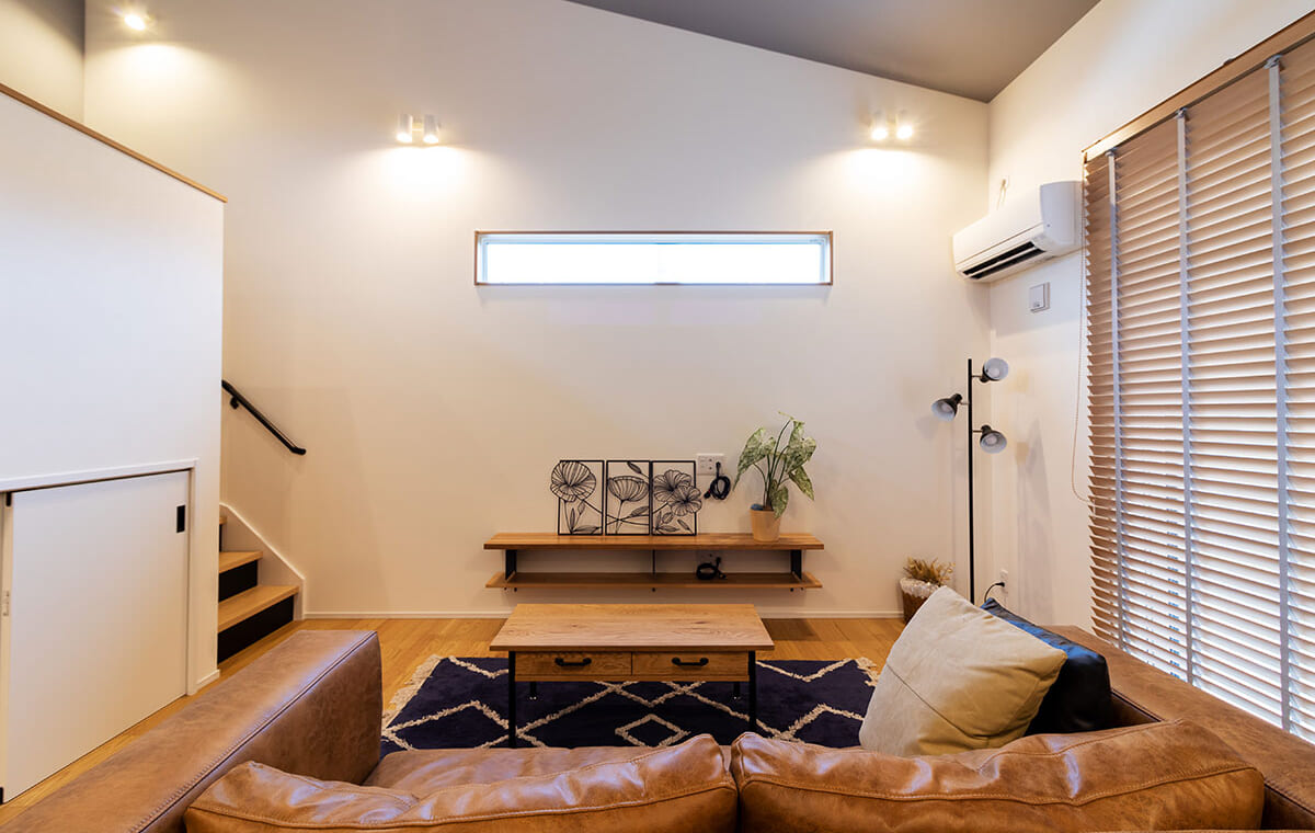 スキップフロアのある平屋のお家